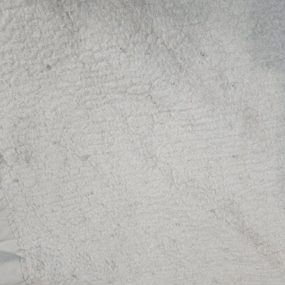 Quiltex Vintage Blue Acrylic Baby Blanket Teddy Bear Satin Trim 36 x 43” ILGWU - Picture 10 of 11